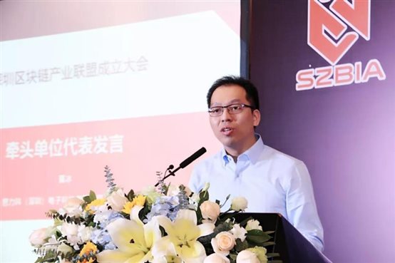 沃爾頓鏈技術(shù)支持方思力科董事長(zhǎng)莫冰發(fā)表致辭
